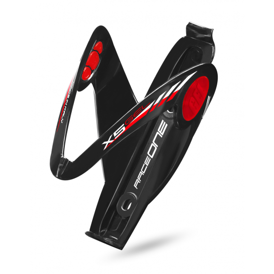 RACEONE X5 BOTTLE CAGE BLK/RED
