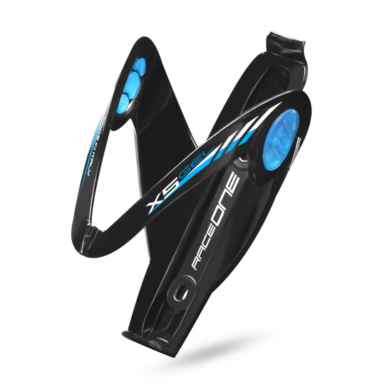 RACEONE X5 BOTTLE CAGE BLK/SKY